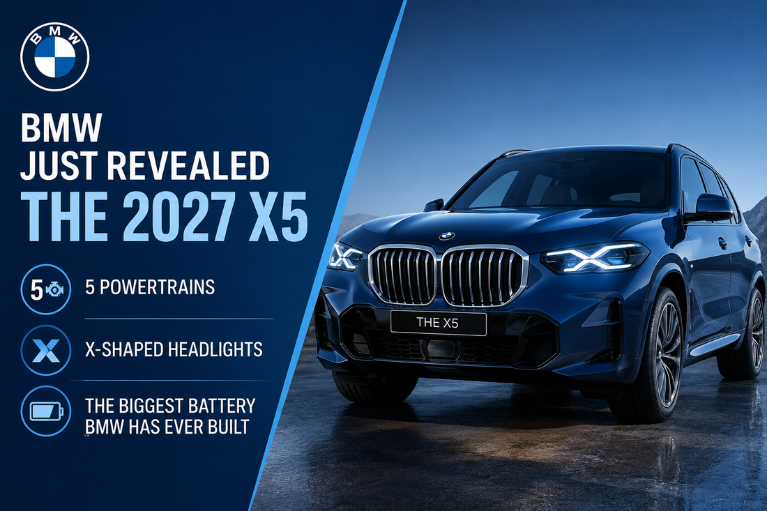 2027 BMW X5 Officially Revealed: Everything You Need to Know