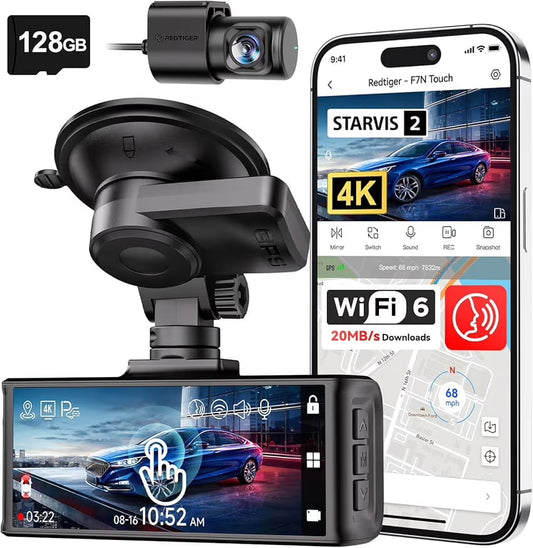 🚗 Redtiger F7NA / F7N Series: Native 4K Smart Dash Cam